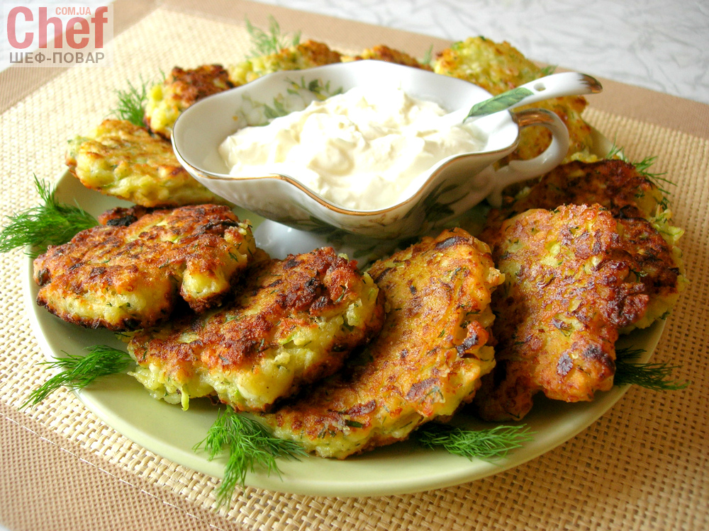 Соленые сырники с кабачком и укропом. Вкусный летний завтрак.